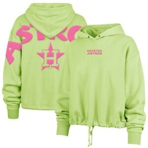 SALE Houston Astros Lime Green Hoodie NWT